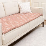 Minimalist Çapraz Desenli Kanepe Koltuk Örtüsü