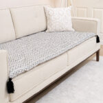 Modern Balıksırtı Desenli Desenli Kanepe Koltuk Örtüsü