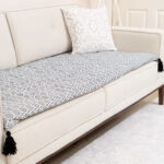 Modern Geometrik Desenli Kanepe Koltuk Örtüsü