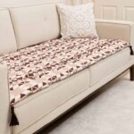 Otantik Mozaik Desenli Kanepe Koltuk Örtüsü